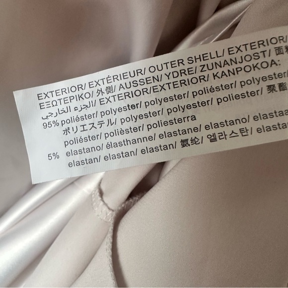 ZARA-ASYMMETRICAL Satin Tie Back Midi Sleeveless Dress (Size:Small) - Picture 8 of 9